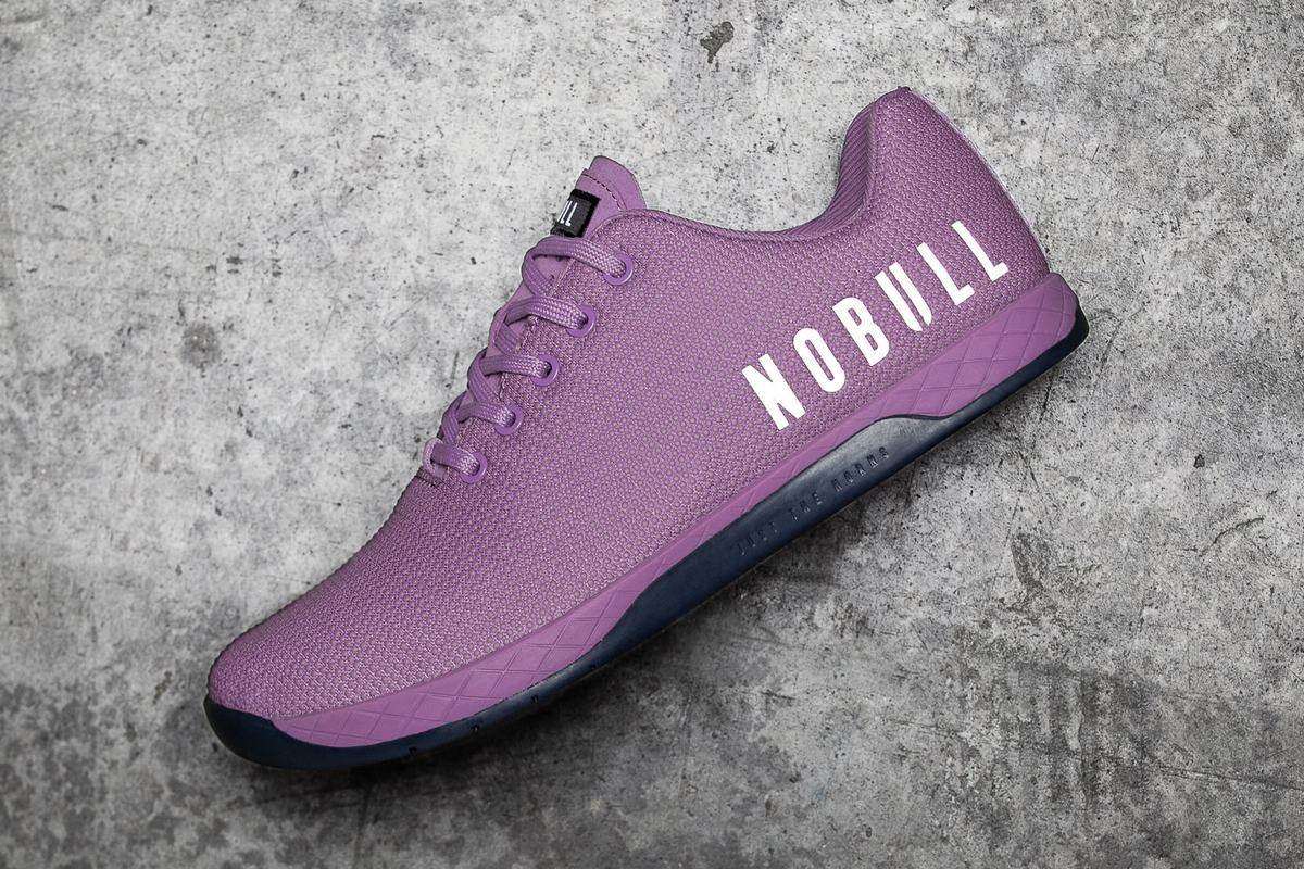 Nobull Superfabric Men's Trainers Purple | Australia (QB1065)